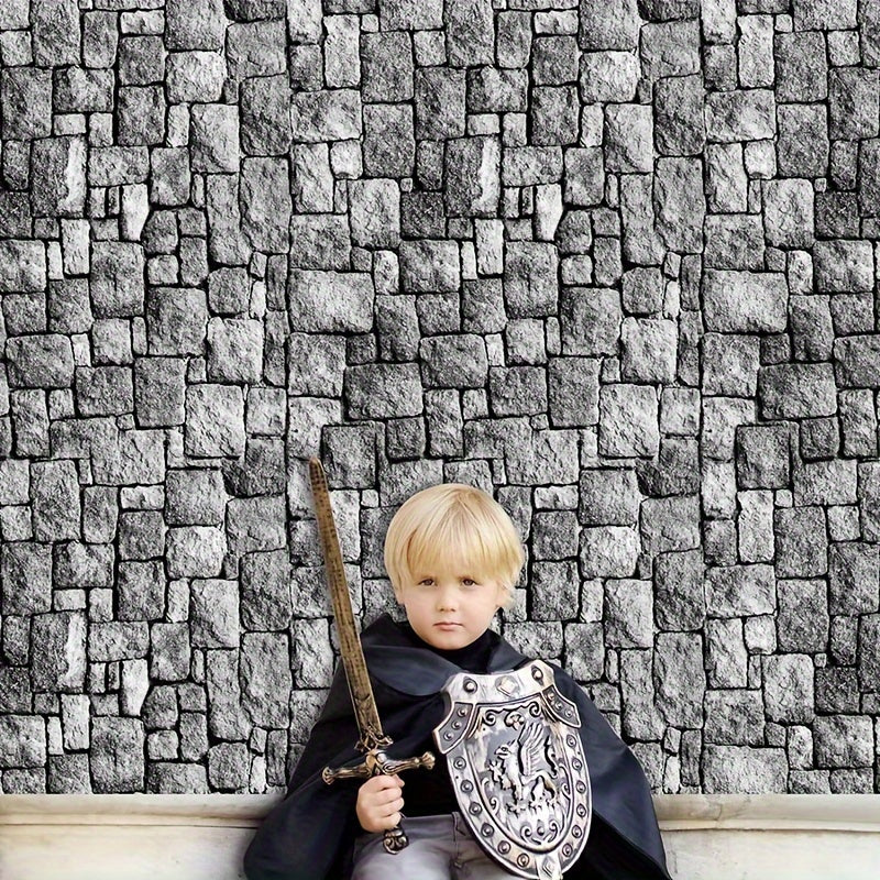 Stone Wall Halloween Tablecloth 2pcs
