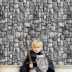 Stone Wall Halloween Tablecloth 2pcs