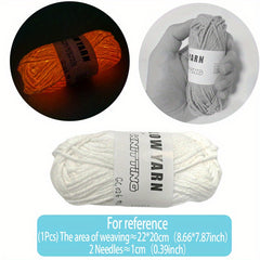 Luminous Braided Thread Grimace Face Mask DIY Knitting