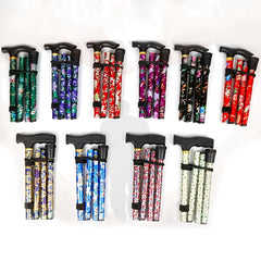 Foldable Adjustable Telescopic Walking Sticks