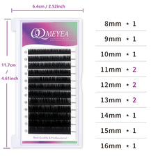 16mm Cluster Lashes 0.05/0.07 C D Curl Eyelash Extensions