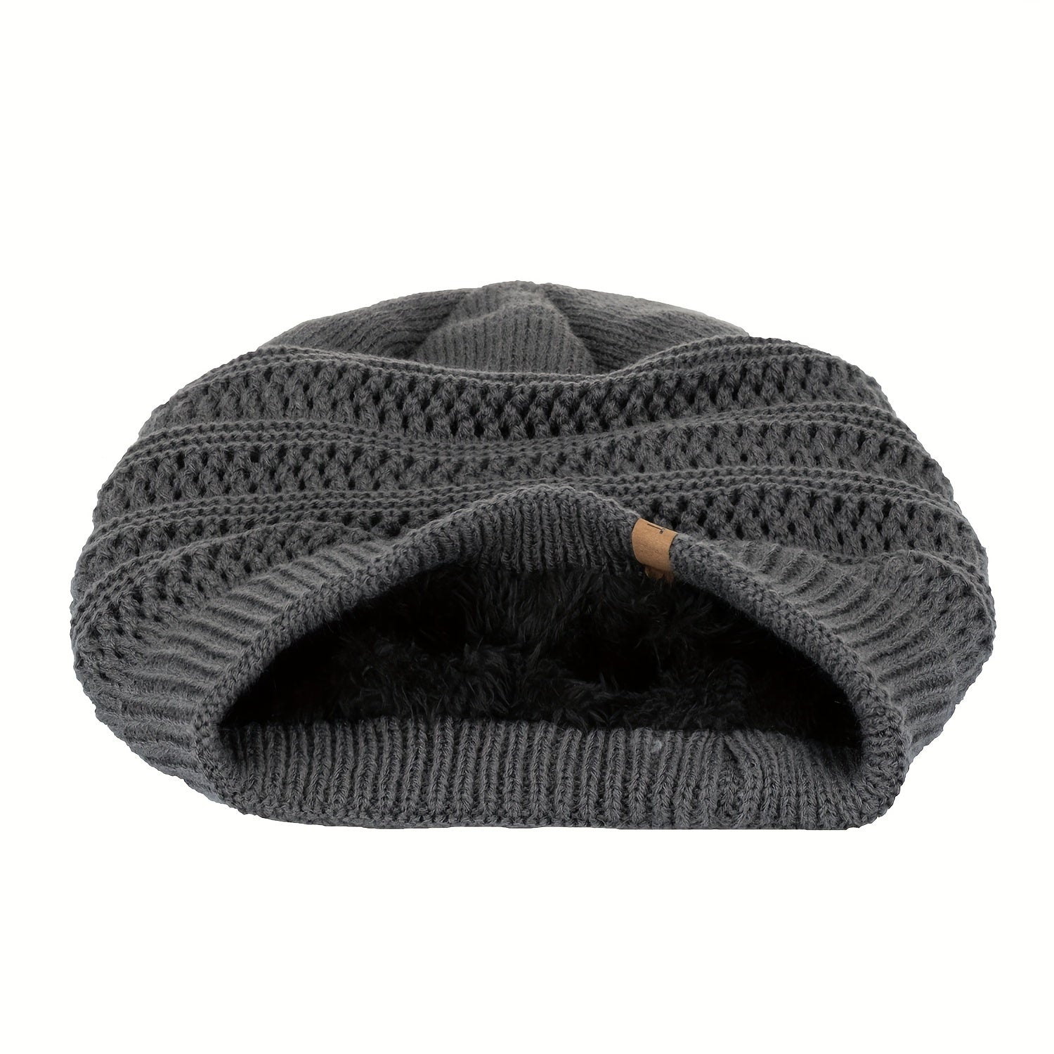 Men's Woolen Fleece Knitted Hat Thickened Warm Pullover