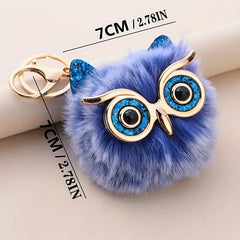 Cute Owl Keychain for Women Bags Car Keys Girls Handbag Backpack Pendant