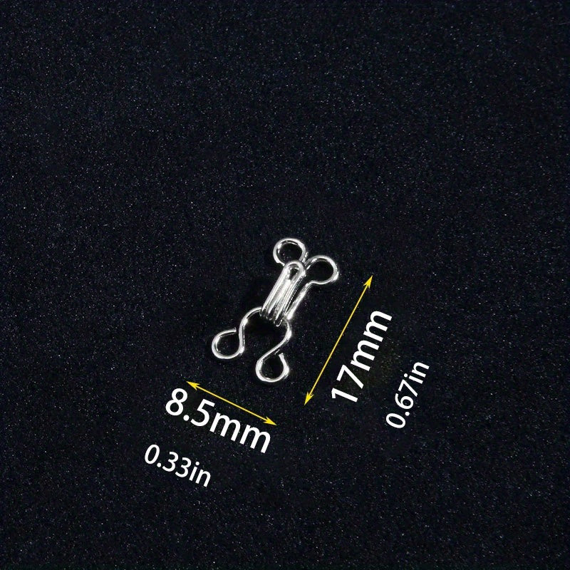24 Sets Metal Sewing Hooks and Eyes Closure for Bra and Clothing