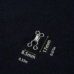 24 Sets Metal Sewing Hooks and Eyes Closure for Bra and Clothing