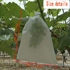 200pcs Non-woven Grape Bag Lotus Mist Bird Proof Fruit Bag 6-7 inch