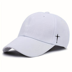 Cross Print Baseball Cap Unisex Casual Sun Hat Lightweight Dad Hat