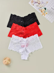 Lace Sexy Panties 3pcs