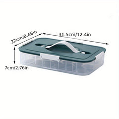 Egg Storage Box for Kitchen Leak Proof Reusable Shockproof Shatterproof