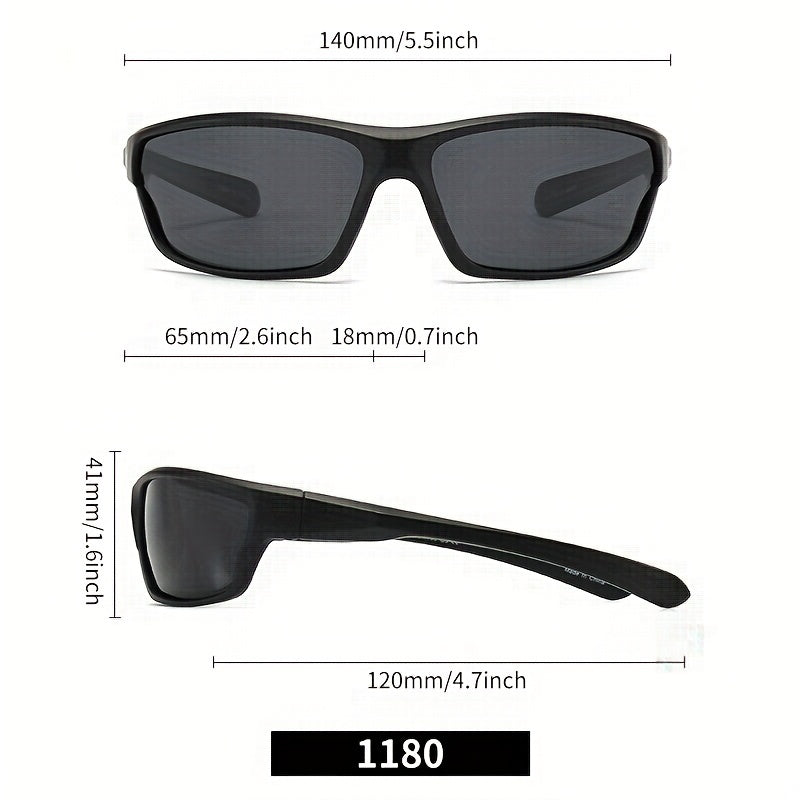 Men's Polarized Sport Sunglasses UV400 for Outdoor Activities