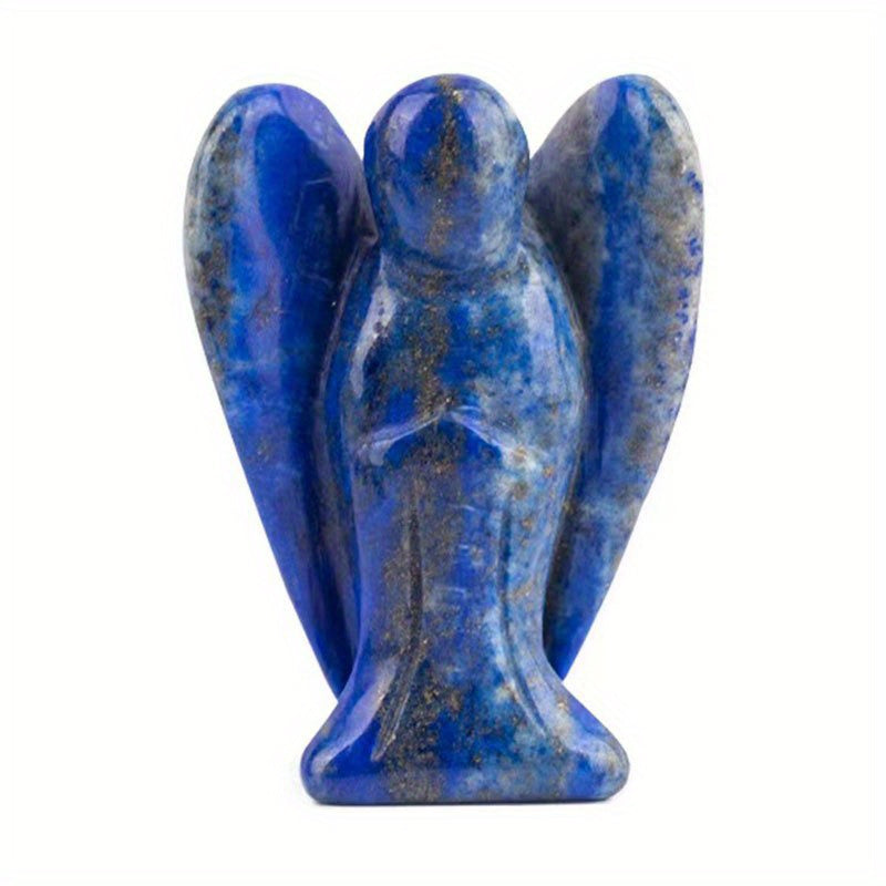 3 Natural Healing Crystal Angel Hand Carved Figurine Skull Gift