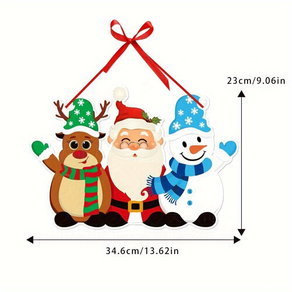 Christmas Decorative Door Banner for Outdoor & Indoor Home Decor