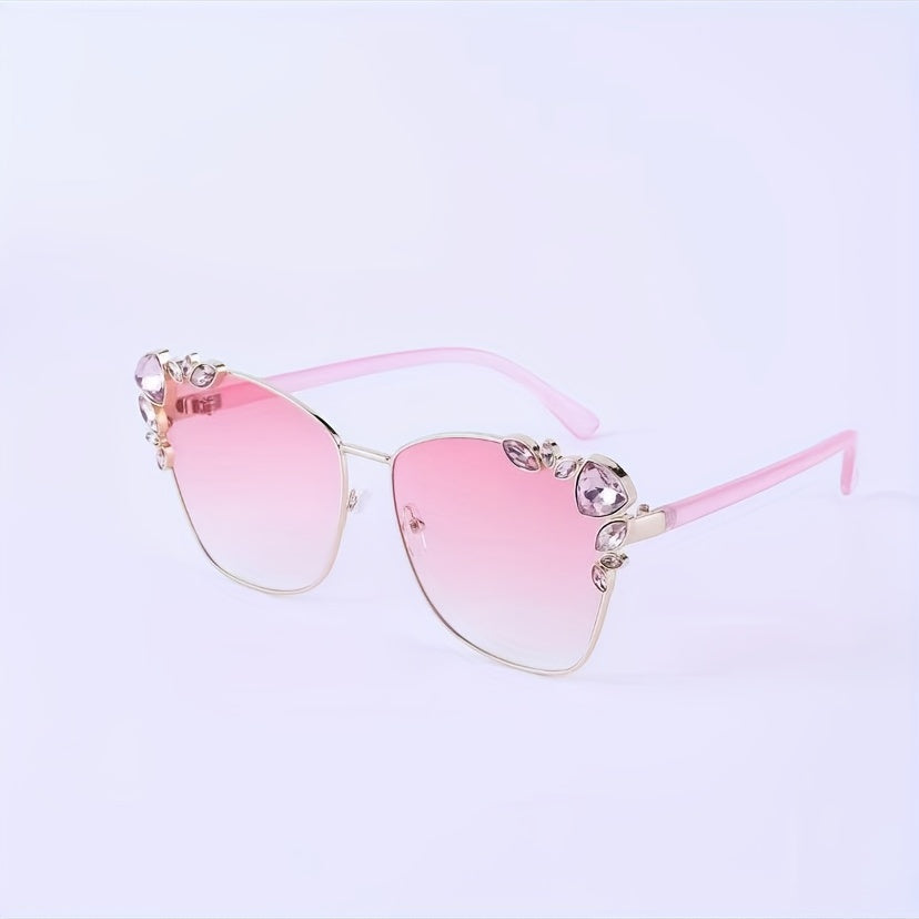 Men's Sunglasses Bead Decor UV Resistant Sunglasses