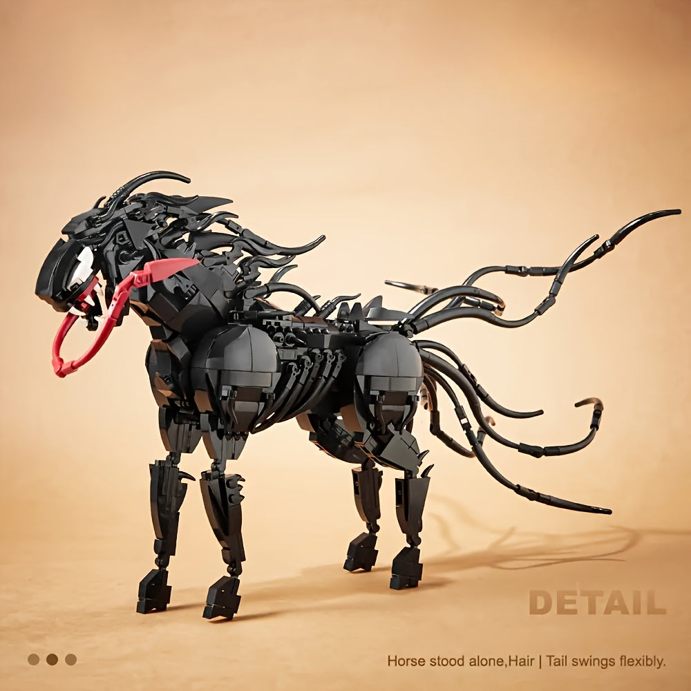 1000pcs Battle Horse Building Blocks 2 in 1 Model Toy for Boys