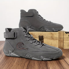 Men's Solid Ankle Boots Non Slip Casual Durable Shoes