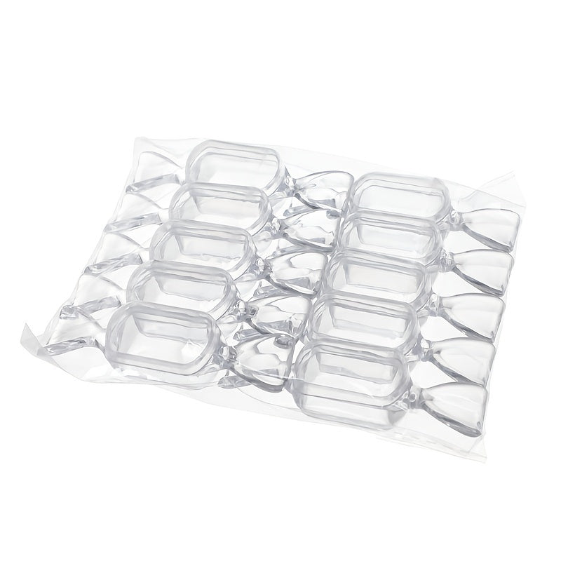 10pcs Mini Transparent Dustproof Plastic Storage Box for Jewelry