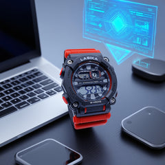 Kids Waterproof Timer Wristwatch Alarm Luminous Running Sports Watch