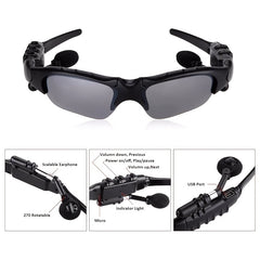 Men's Polarized Wireless Smart Earphones Glasses for Music Calls