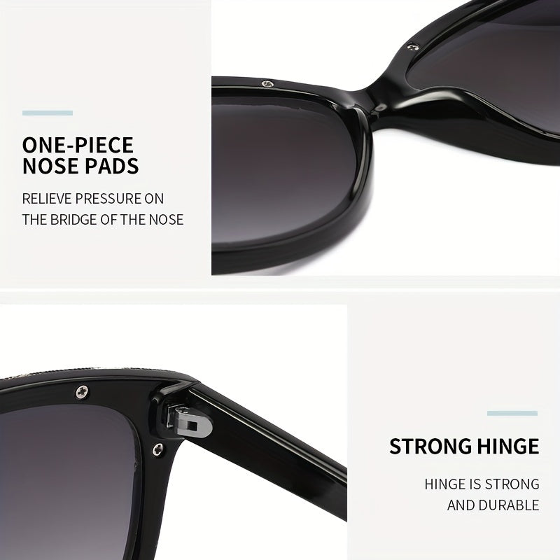 Men's Butterfly Frame Driving Sunglasses UV Mirrored Lens Sun Glasses