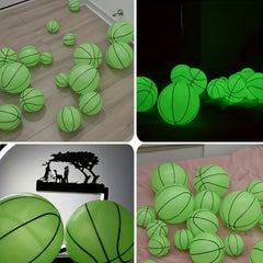 Green Luminous Basketball For Night Play, Outdoor Sports