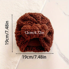 Children's Winter Hair Cap Bow Warm Keeping Hat