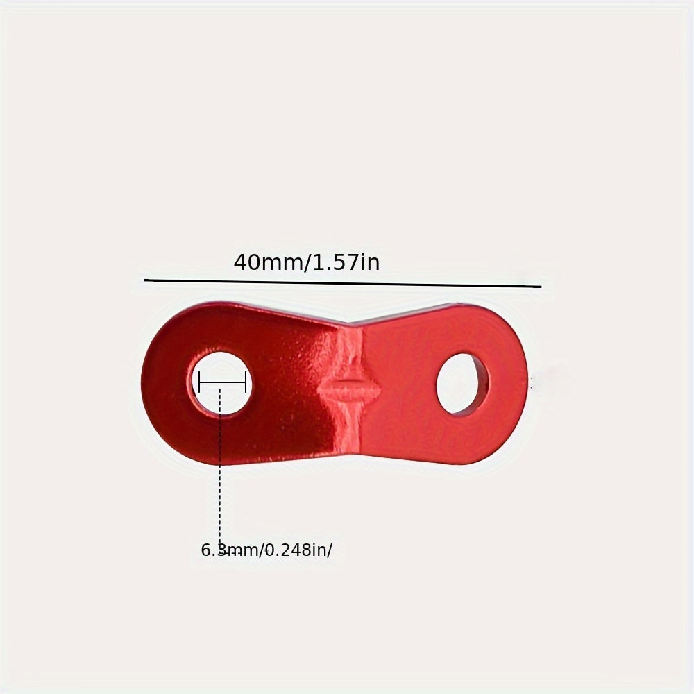 6pcs Aluminium Alloy Tent Wind Rope Buckles for Camping