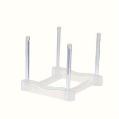 1pc Water Bottle Storage Rack Desktop Transparent Insulation Cup Shelf