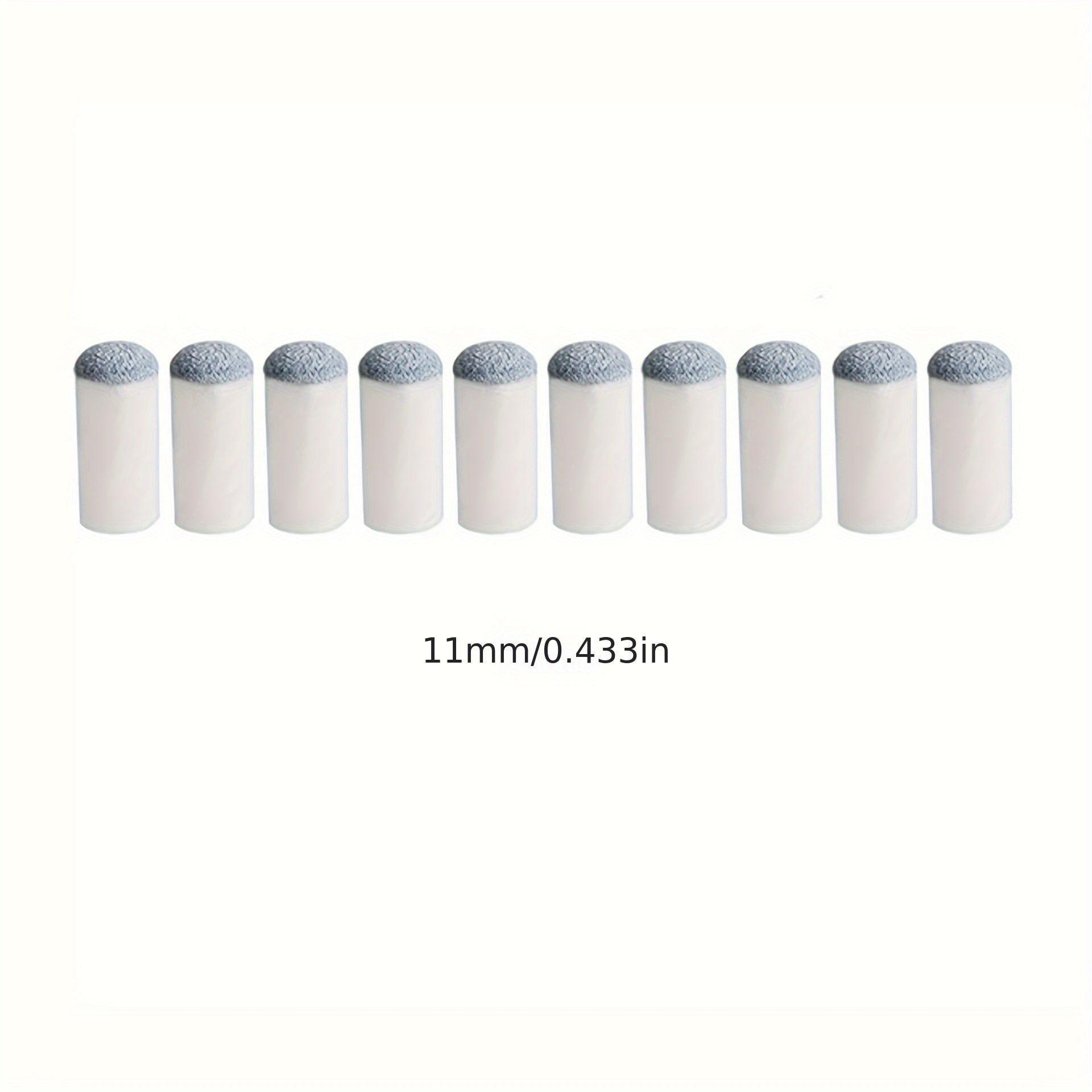 10pcs Pool Stick Tips Pool Cue Tips Replacement Billiards Accessories