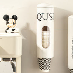 Nordic Cream Style Wall-Mounted Cup Holder for Water Dispenser