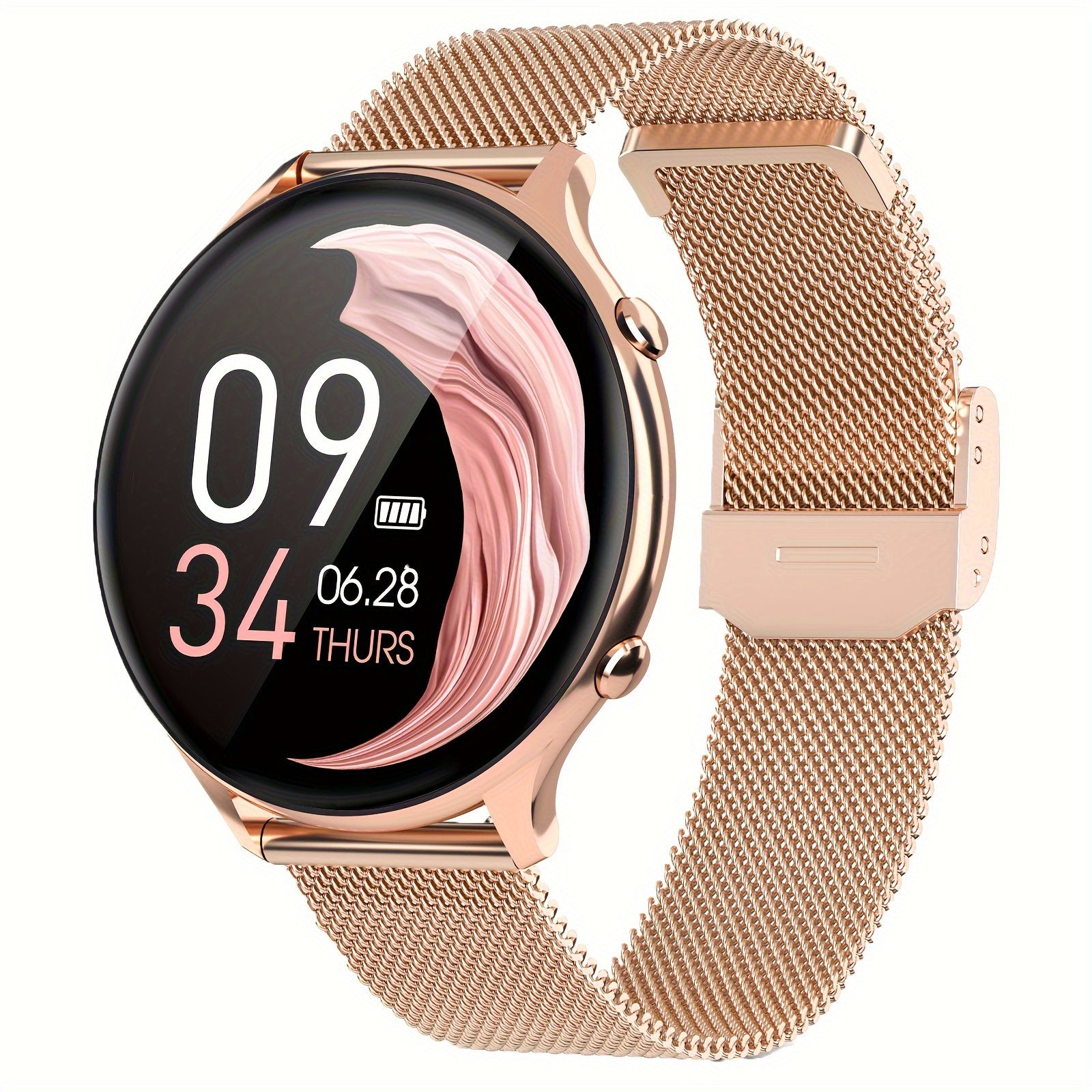 Wireless Calling Smartwatch with Menstrual Cycle Tracker