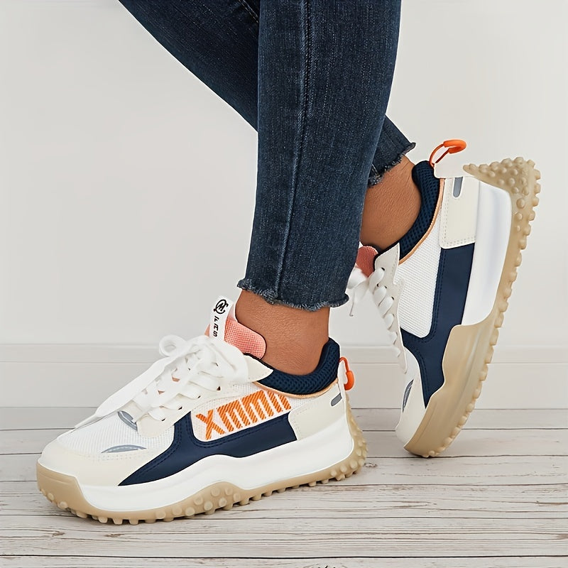 Thick Sole Chunky Sneakers Shock Absorption Sport Shoes
