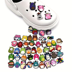 50pcs Cartoon Shoe Charms for DIY Garden Shoe Buckle Accessories