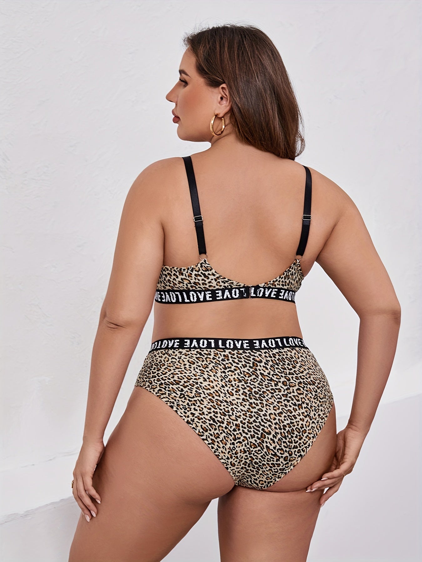 Sexy Leopard Print Bra & Panty Set