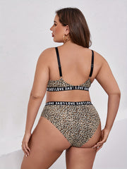 Sexy Leopard Print Bra & Panty Set