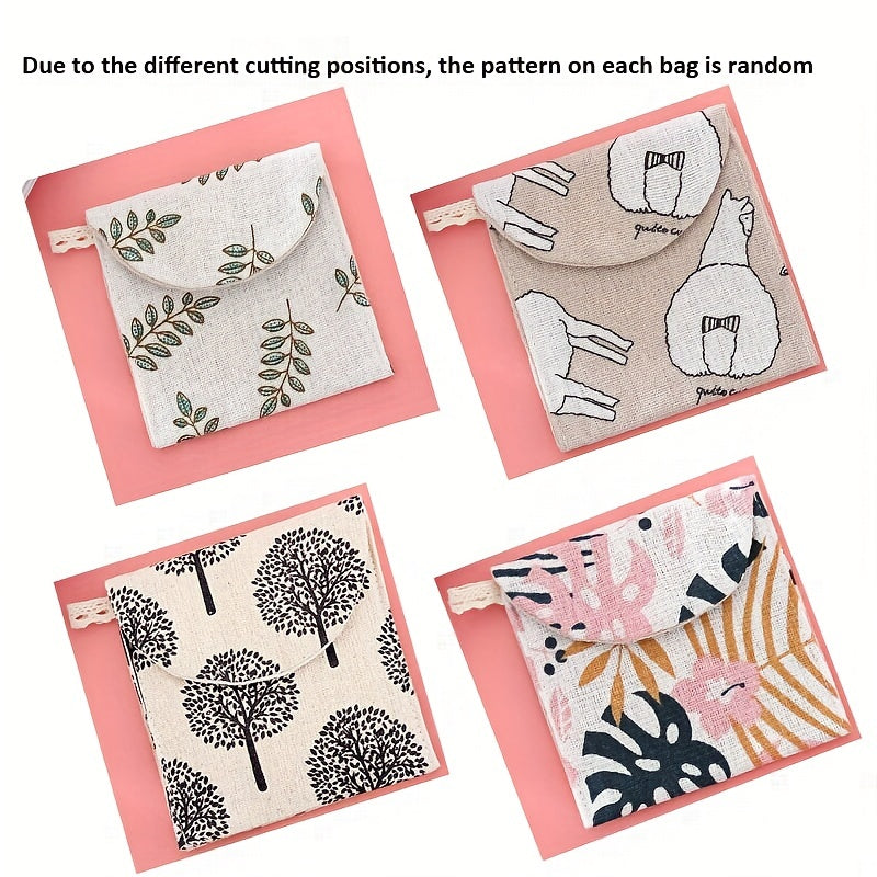 Portable Sanitary Napkin Storage Bag Coin Purse & Wallet