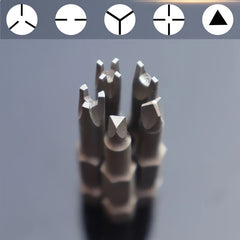 5pcs Special Shaped Screwdriver Set 50mm U Y Triangle Cross Three Points Bits