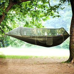 Quick Opening Mosquito Net Hammock Anti Rollover Nylon Hammock
