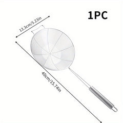 Stainless Steel Skimmer Ladle For Cooking And Frying Dumpling Spoon