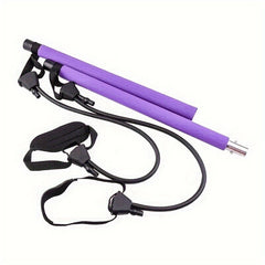 Purple Pilates Tension Band Fitness Exercise Body Shaping