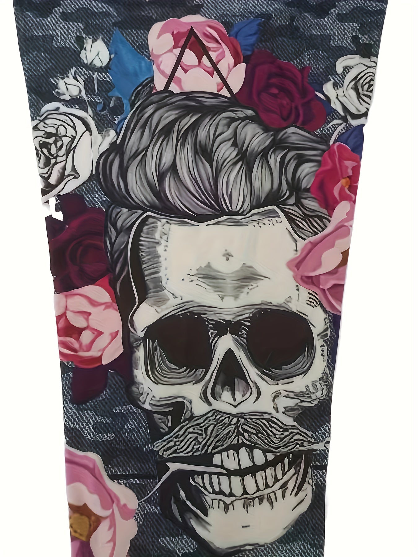 Skull Pattern Yoga Pants High Stretch Halloween Leggings