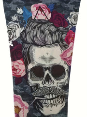 Skull Pattern Yoga Pants High Stretch Halloween Leggings