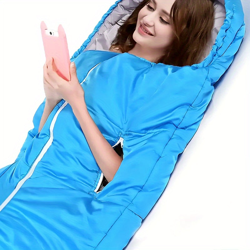 All Seasons Adult Camping Sleeping Bag with Hand Hole