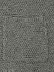 Cable Knit Open Front Long Sweater Cardigan with Pockets