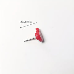 100pcs Heart Shaped Push Pins Thumb Tacks For Bulletin Board Colored Pins
