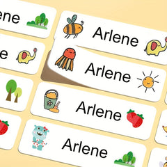 Customized Transparent Name Sticker Cartoon Stickers Waterproof Labels