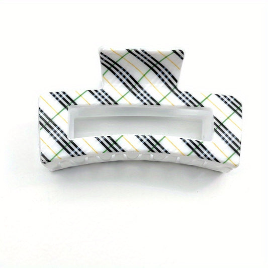 Large Square Hollow Hair Claw Vintage Hair Accessories