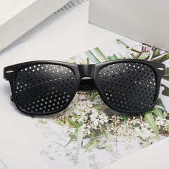 Classic Needle Hole Glasses For Men Women Daily Decors