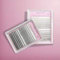 12 Row Grafted Eyelashes Natural 10D 20D Cluster False Eyelashes