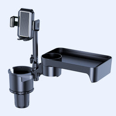 Car Cup Holder Tray & Phone Mount 3 In 1 Cup Holder Expander