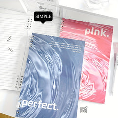 B5 Spiral Notebook 60 Sheets 120 Pages Leather Hardcover College Ruled